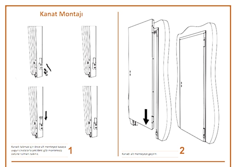Yangın Kapısı Kanat Montajı