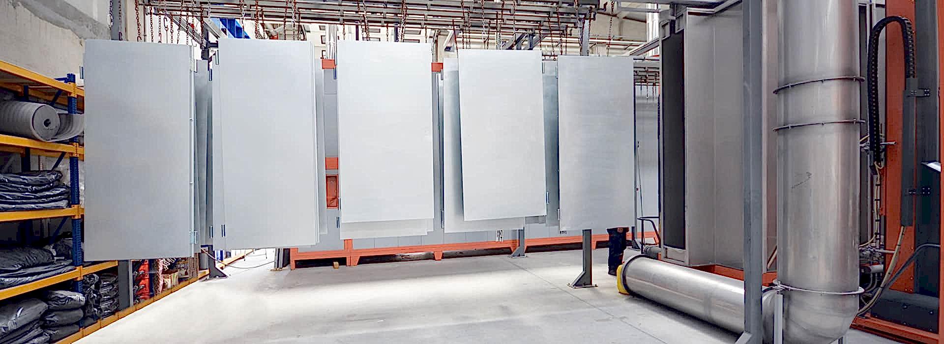 Yangın Kapısı Elektrostatik Toz Boya İşlemi